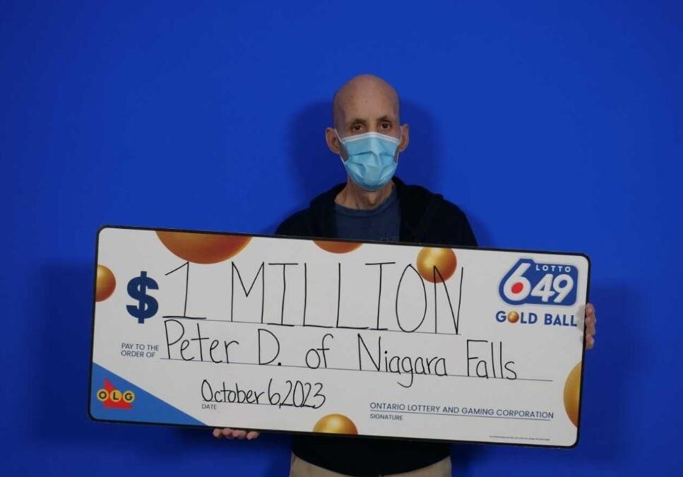 NIAGARA FALLS RESIDENT WINS $1 MILLION ON LOTTO 6/49 GOLD BALL DRAW