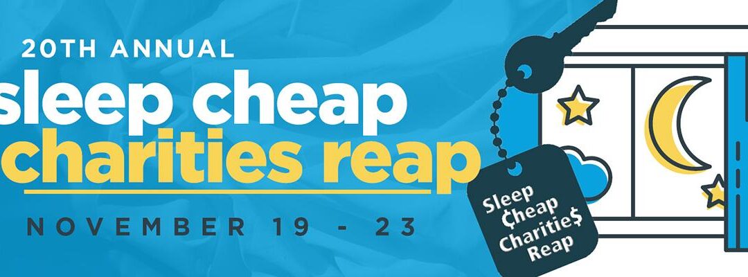 Sleep Cheap Charities Reap returns