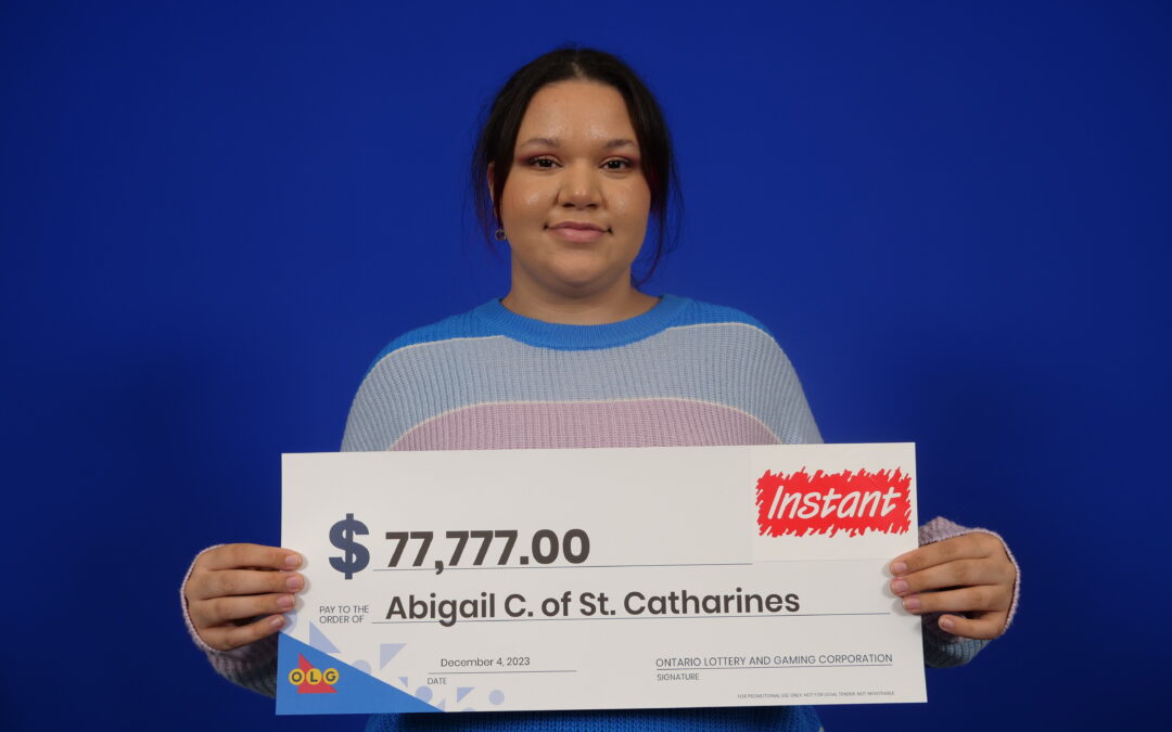 St. Catharines woman wins $77,777 playing Instant Lucky 7