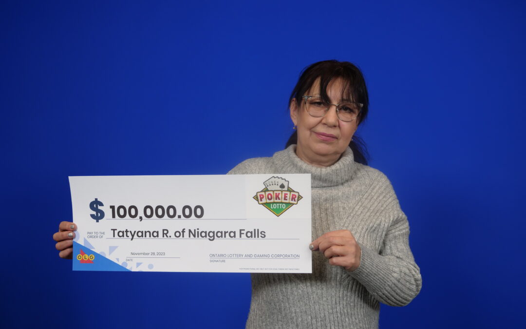 Niagara Falls resident wins $100,000 in Poker Lotto draw