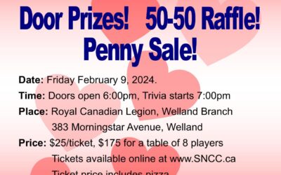 South Niagara Canoe Club hosting a Trivia Night on Friday, February 9th  