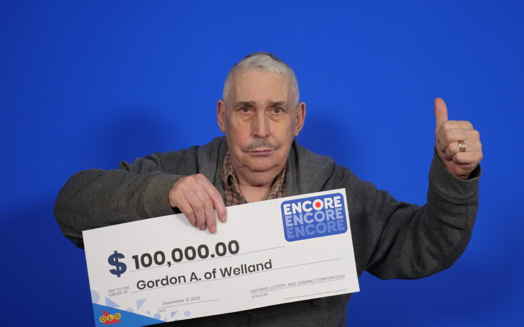 Welland man wins $100,000 with Encore